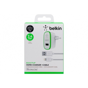 Зарядное устройство Belkin USB Home Charger 2,4 А + кабель Lightning