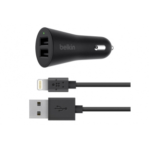 Автомобильное зарядное устройство Belkin BoostUP 2-Port Car Charger 4,8 А
