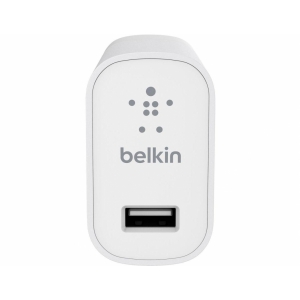 Зарядное устройство Belkin MIXIT Metallic Home Charger 2,4 A белое