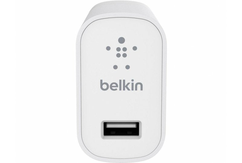 Зарядное устройство Belkin MIXIT Metallic Home Charger 2,4 A белое