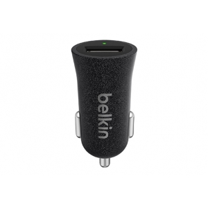 Автомобильное зарядное устройство Belkin MIXIT Metallic Car Charger черное
