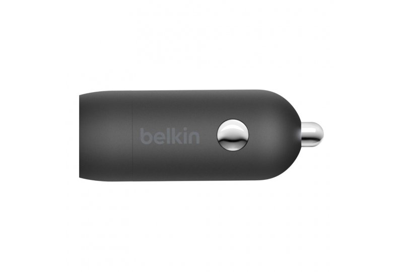 Автомобильное зарядное устройство Belkin 18 Вт, USB-C, PD, Black