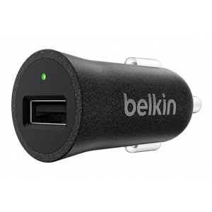 Автомобильное зарядное устройство Belkin MIXIT Metallic Car Charger черное