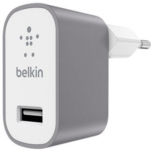 Сетевое зарядное устройство Belkin MIXIT Premium 2.4 A серое