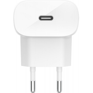 Сетевое зарядное устройство Belkin USB-C, PD, 18 Вт, White
