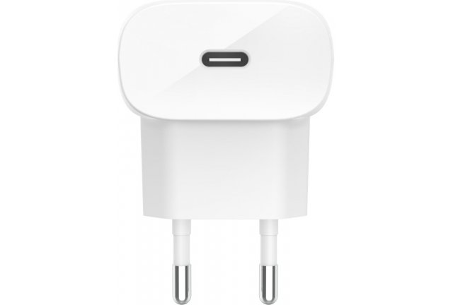 Сетевое зарядное устройство Belkin USB-C, PD, 18 Вт, White