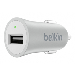 Автомобильное зарядное устройство Belkin MIXIT Metallic Car Charger серебристое
