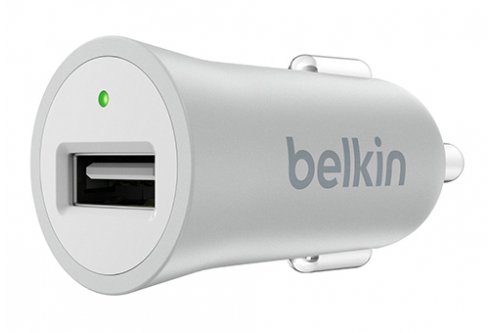 Автомобильное зарядное устройство Belkin MIXIT Metallic Car Charger серебристое