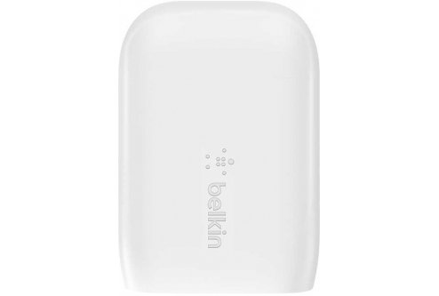 Сетевое зарядное устройство Belkin USB-C+USB-A, PD, 30 Вт, White
