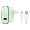 Зарядное устройство Belkin USB Home Charger 2,4 А + кабель Lightning