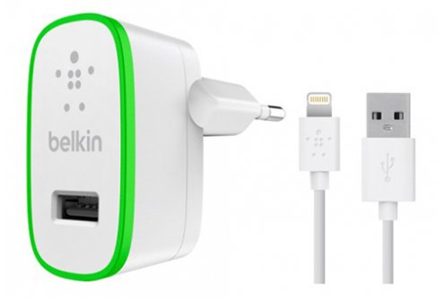 Зарядное устройство Belkin USB Home Charger 2,4 А + кабель Lightning