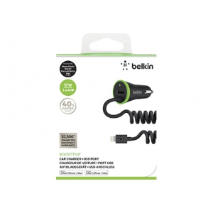 Зарядное устройство Belkin Car Charger Lightning 3,4 А