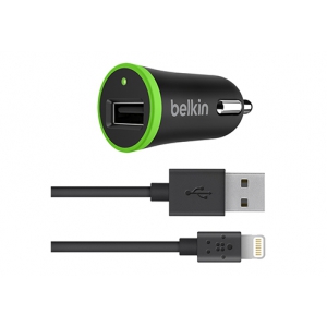 Автомобильное зарядное устройство Belkin BoostUP Car Charger 2,4 А + кабель