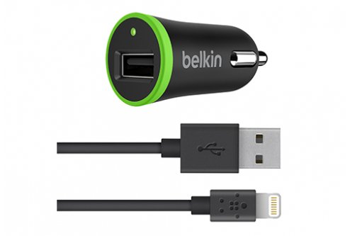 Автомобильное зарядное устройство Belkin BoostUP Car Charger 2,4 А + кабель