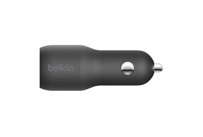 Автомобильное зарядное устройство Belkin 30 Вт, USB-C, USB, PD, Black