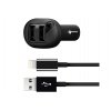 Автомобильное зарядное устройство moonfish Car Charger 2 USB, 4.8 A, черное