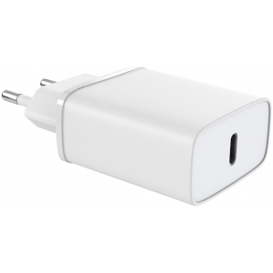 Сетевое зарядное устройство moonfish USB-C, PD, 18 Вт, White