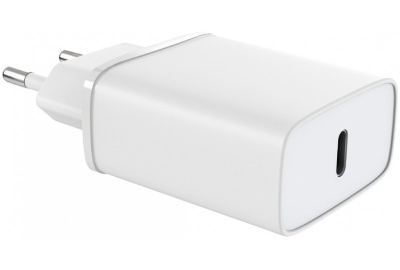 Сетевое зарядное устройство moonfish USB-C, PD, 18 Вт, White