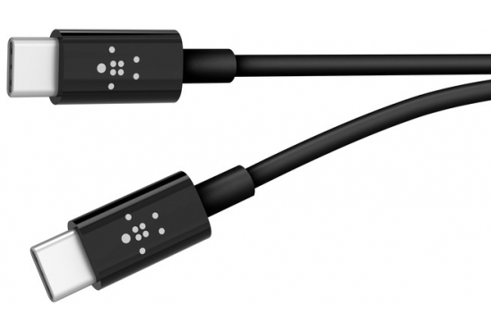 Автомобильное зарядное устройство Belkin 1xUSB, кабель USB-C - USB-C, 27W, Black