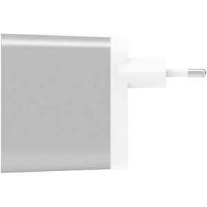 Сетевое зарядное устройство Belkin USB-C 27Вт, USB 12Вт, Silver