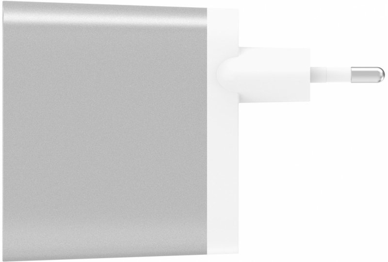 Сетевое зарядное устройство Belkin USB-C 27Вт, USB 12Вт, Silver