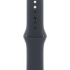 Apple Watch SE 2024, 44 мм, корпус из алюминия цвета полуночный Black, спортивный ремешок цвета полуночный Black M/L
